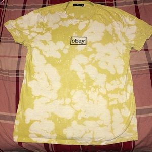 Bleached yellow Obey tee